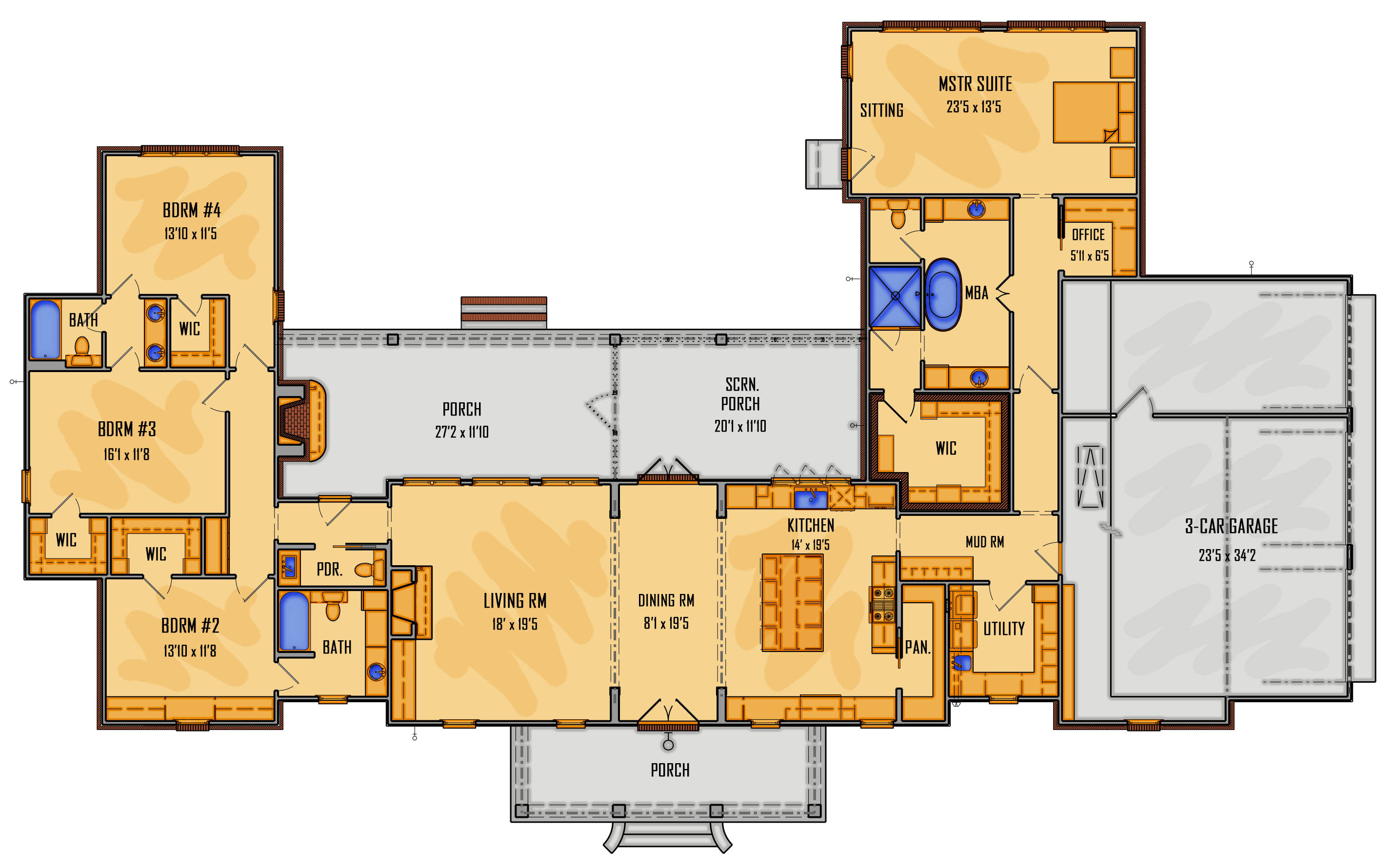 3RD24118 Third Floor Plans